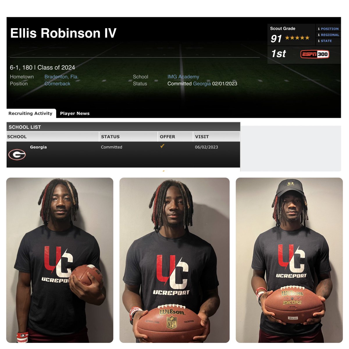 ER4_DASAVIOR's tweet photo. Blessed &amp; Honored To Be Ranked The #1 Player In The Country By ESPN300!!
@TheUCReport @UANextFootball 
@breakoutathlete @SupremeAthlete_ @JuiceWa45 @CoachNooks @dzoloty 
@Khamarr376 @Joespags12 https://t.co/mLxeKpgvk9