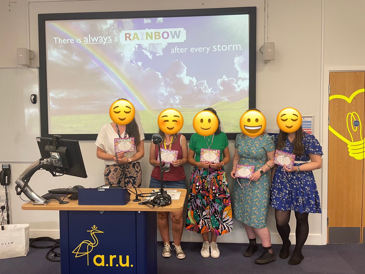 poppygibsonuk's tweet photo. So proud of our speakers at our student conference today!
Of course I had to award them all a medal and certificate ☺️🥰
Just one of the initiatives I started on our Blended Primary Ed degree ❤️
#BlendedShowcase https://t.co/nueHjo8k5E