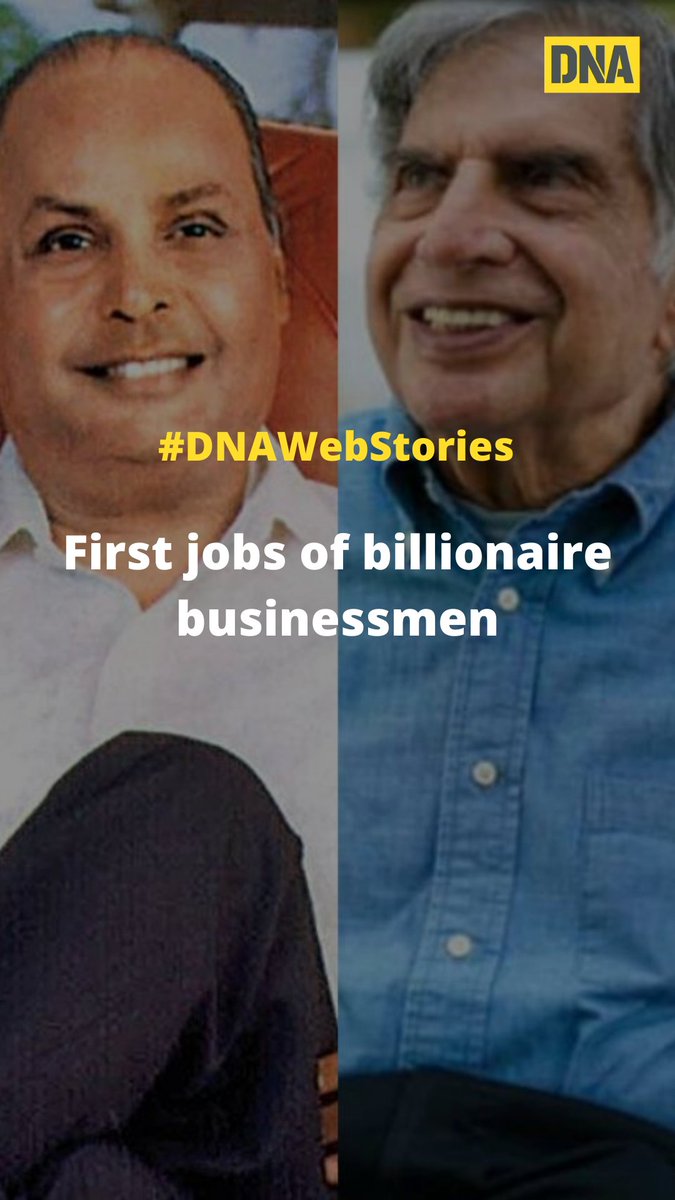 #DNAWebStories | First jobs of billionaire businessmen

Take a look: dnaindia.com/web-stories/bu…