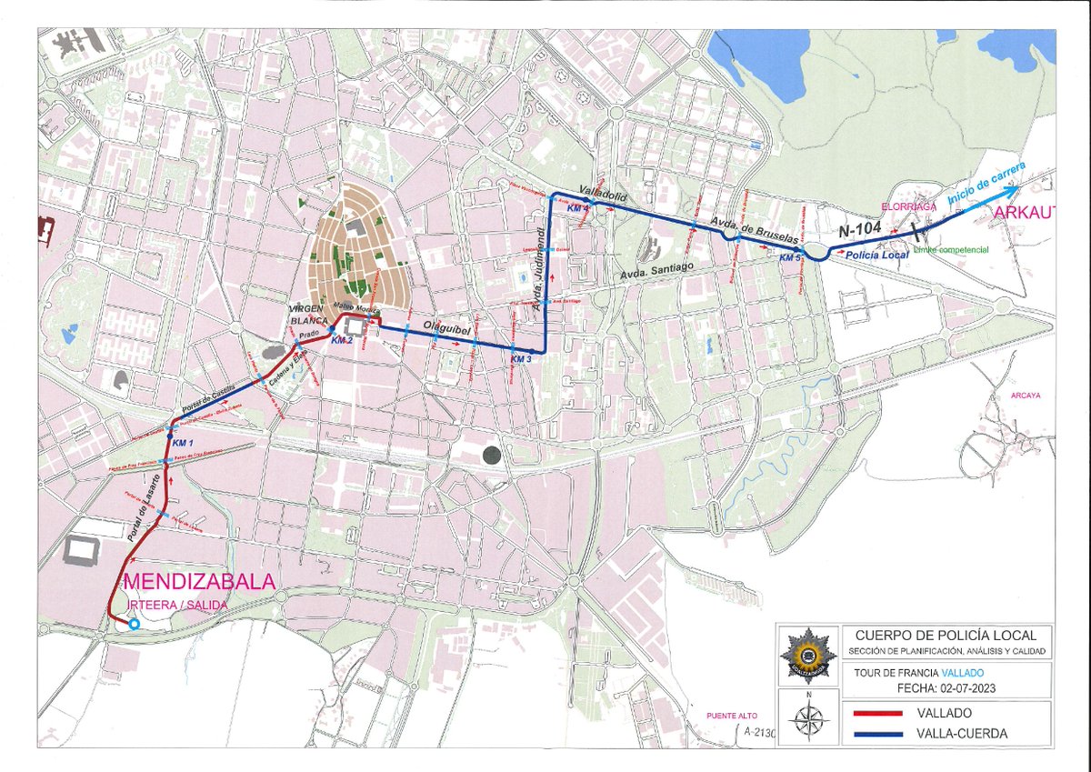 🟡🚴‍♂️📢[Información práctica]

🗓️Domingo, 2 de julio

⛔️🅿️🚘Acceso garajes: prohibido desde las 06:00 hasta las 14:30

🔛Recomendación‼️ Estacionar con antelación fuera del itinerario

➕Alteraciones en el tráfico▶️ v-g.eus/aparcamiento

#TDF2023 #ongieTOURri💛