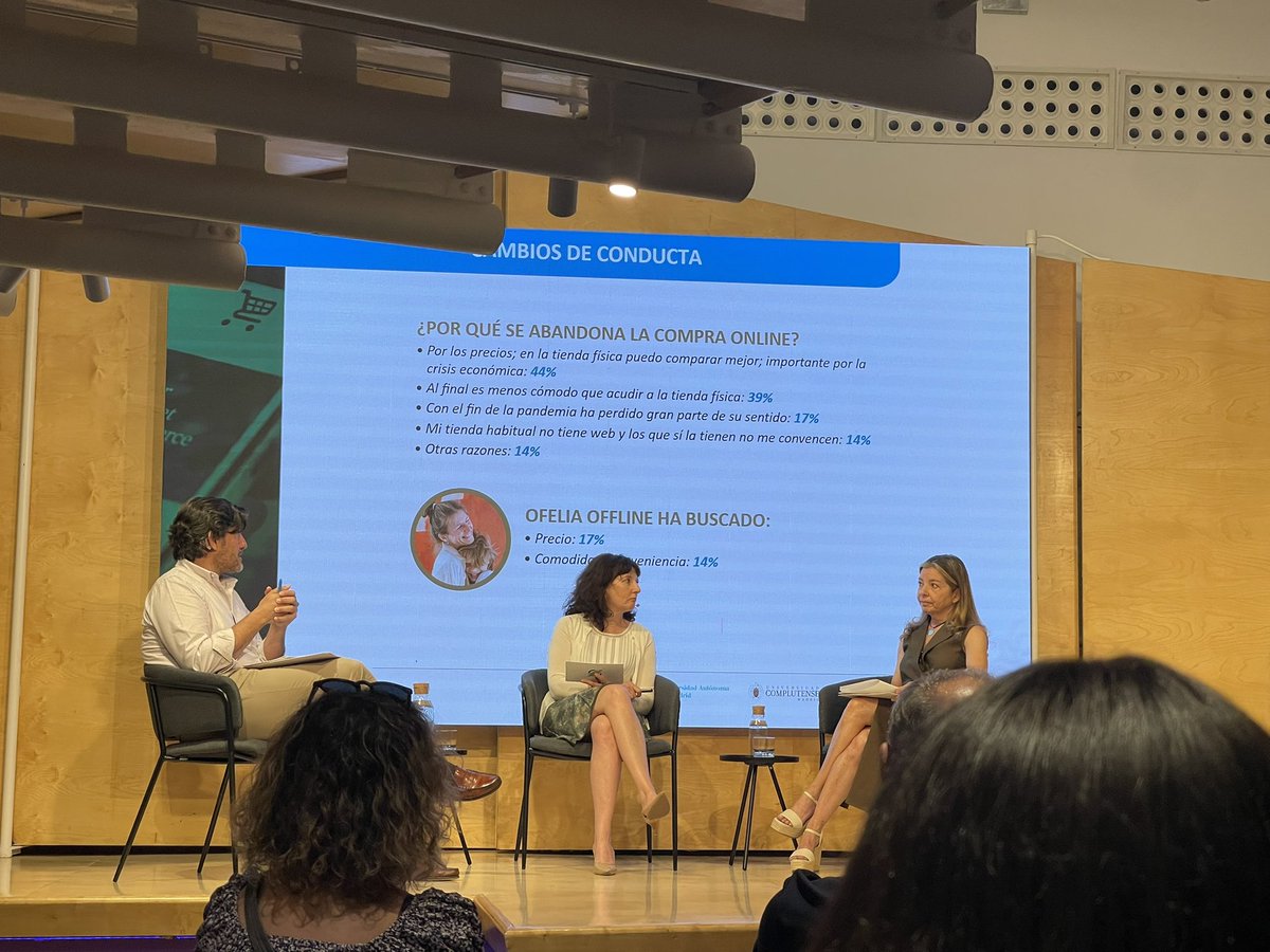 eComercioAgr's tweet photo. @ASEDAS_ORG @unicomplutense @UAM_Madrid “El 44% de los consumidores online y mixtos, han abandonado la compra online por los precios, ya que en la tienda física se puede comparar mejor”
#ObservatorioASEDAS https://t.co/tKFSZAIk94