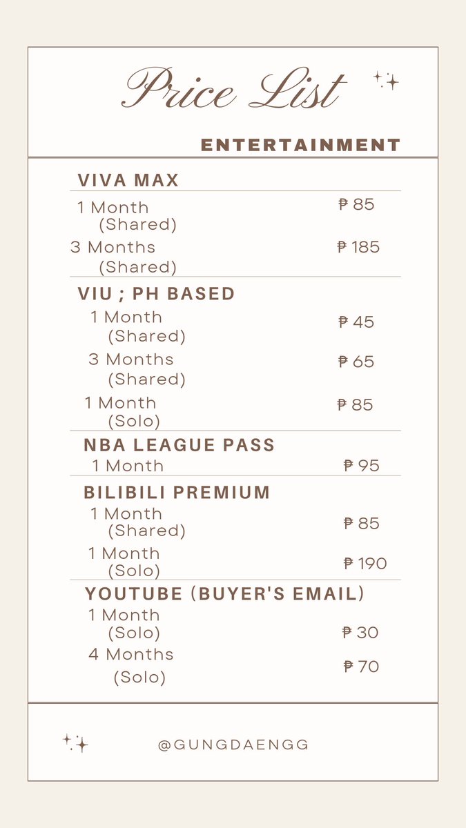 gungdaengg's tweet photo. welcome to ttalzieprems !

— payment first via gcash
— no rush orders

dm/reply for orders !

wts lf lfb cheap mura prem accs premium account seller legit affordable rush onhand spotify solo ph netflix grammarly spotify vivamax hbo go disney youtube bilibili iwant canva quillbot https://t.co/Q59lyWrnPq
