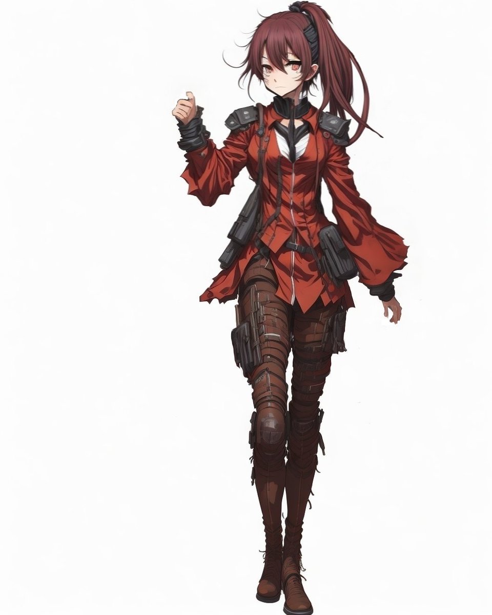 赤騎士団諜報員

鎧スーツにベルト要素組み合わせられないかと思った結果。
スーツ＋各部ガードに
すごいベルトズボンになってしまった。
これはこれで、自由な足部位にアイテム差し込めるならやはり機能的かもしれない。
#AIart #暗黒年代記