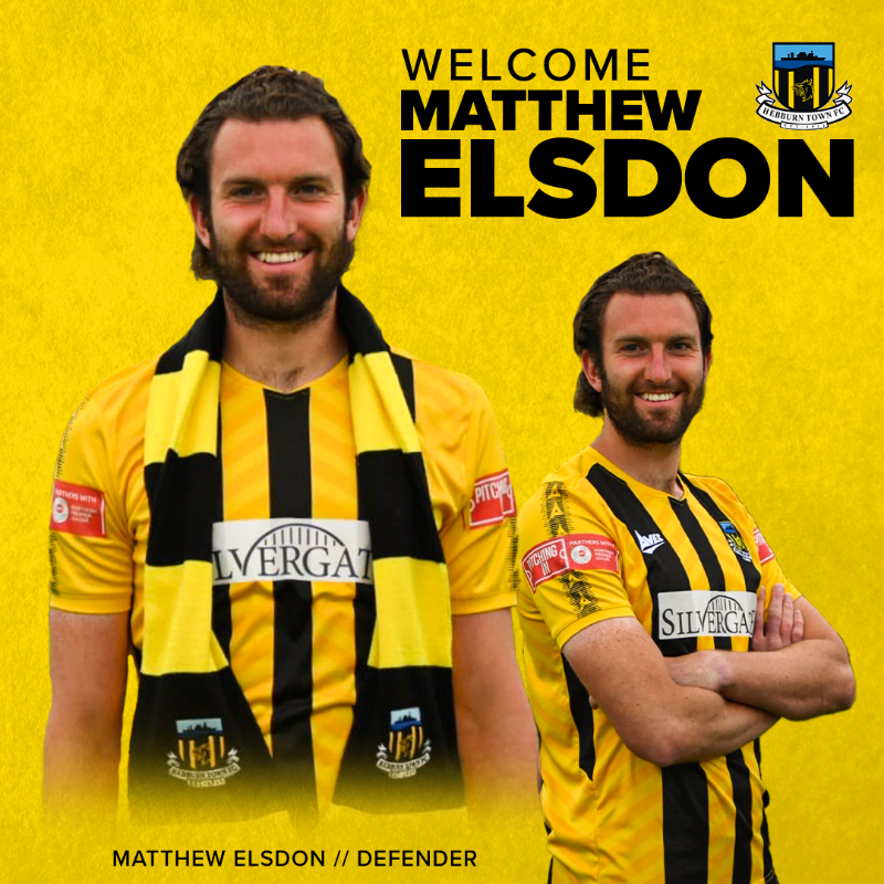 HebburnTown's tweet photo. Our new titan at the back 👊

Welcome to Hebburn, @MattyElsdon! 🟡⚫️