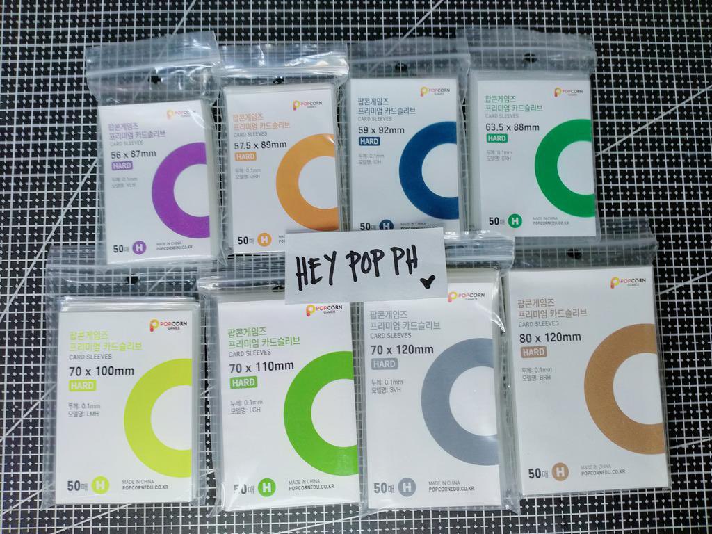 heypop_ph's tweet photo. #HeyPopPHOnhand WTS LFB PH 
POPCORN SLEEVES HARD ONHAND

HELP RT 🙏

₱45 each + LSF

SEALED 

56 x 87mm (purple) 
57.5 x 89mm (orange)
59 x 92mm (dark blue)
63.5 x 88mm (green)
70 x 120mm (gray)
80 x 120mm (brown)
70 x 100mm (yellow green)
70 x 110mm (light green) https://t.co/dPzQMSzE3R