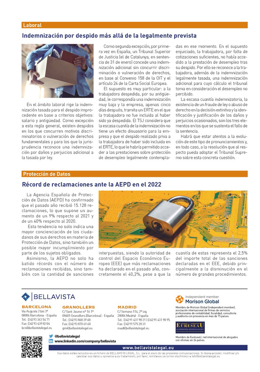 Compartimos con todos vosotros nuestra 
BELLAVISTANEWS – JUNIO 2023!