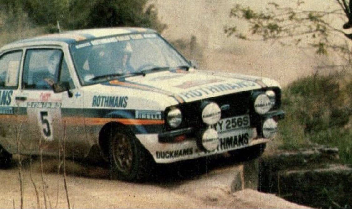 1981 Rallye dell'Isola d'Elba

Car 5

Pentti Airikkala and Risto Virtanen in their Ford Escort RS taking a huge cut. 

The crew would finish the event 4th overall 10mins and 6secs behind the overall winners Vudafieri and Bernacchini.

@OfficialWRC @escortrs2000 @Ford @FordsOval