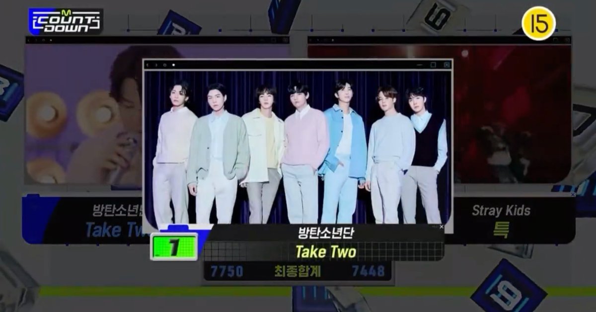 .@BTS_twt's 'Take Two' earns its second music show win on M Countdown!

#TakeTwo2ndWin 🏆🏆