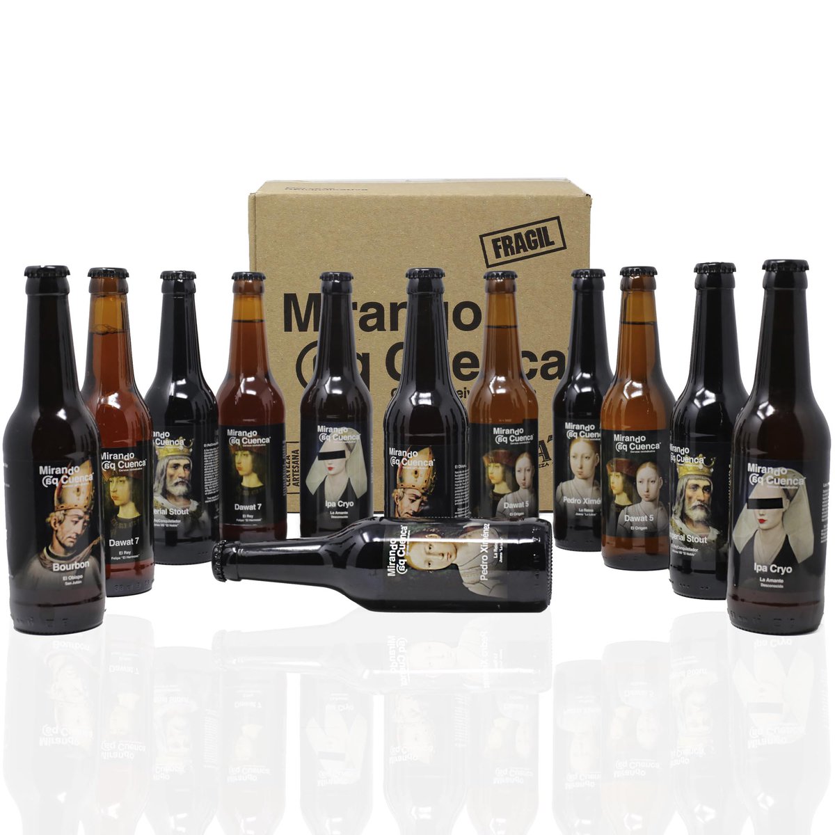 📦 ¡Te lo llevamos a casa! Consigue nuestro pack #MirandopaCuenca de 12 cervezas artesanas y disfruta de 6 seis estilos diferentes. 🍻 INFO: ow.ly/yc2g50P087v #CervezaReivindicativa #CervezaArtesana #CervezaDawat #CraftBeer