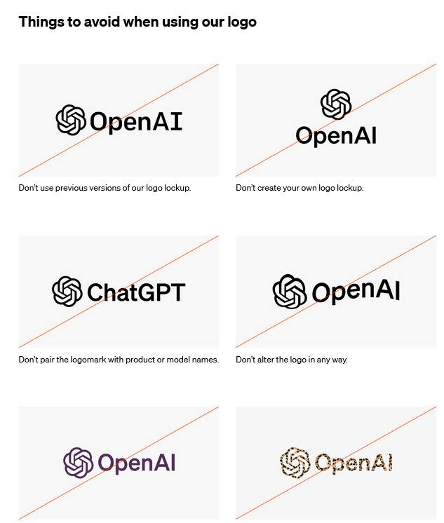 foobaoff's tweet photo. @ovaieallacoque @costanzabace @simonaguarino @OpenAI Tra l'altro il logo non rispetta le linee guida ufficiali https://t.co/4GKaDhgtfd https://t.co/yZOQEmZTUm