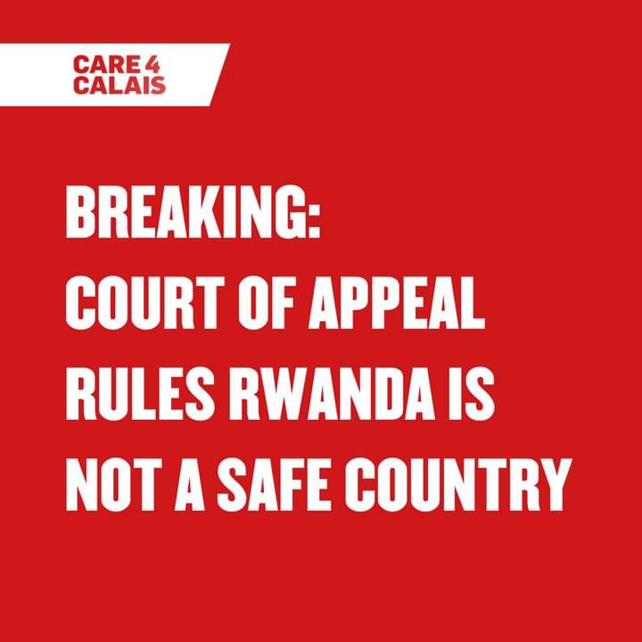 Victory in the UK
#StopRwanda 
#RefugeesWelcome
