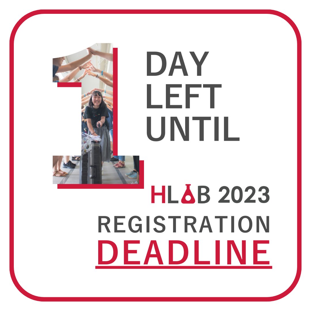 HLABinc's tweet photo. 【あと1日！サマースクール募集締切迫る📣】

HLABサマースクールの高校生募集の締切は《6/30 (金)》です。
新しい仲間を探したい、自分の進路に悩んでいる、様々な大学生と話してみたい…
色々な思いを持った高校生の皆さんを、運営委員一同お待ちしております。

詳細：https://t.co/yhIQw8Hk7v… https://t.co/9givxM3HYD