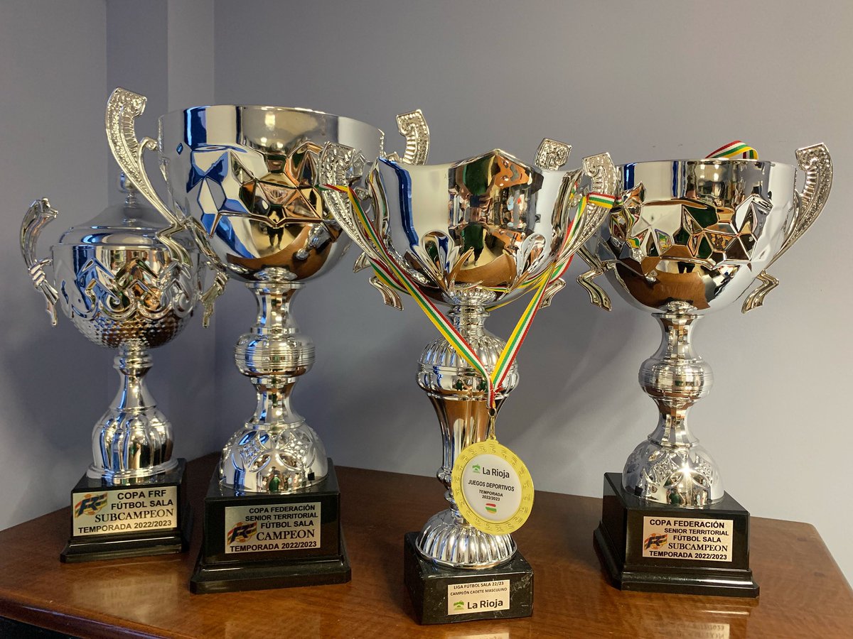 RiojaSala's tweet photo. Temporada 2022 / 2023

Damos por finalizado un ejercicio histórico para nuestro club.

2 campeonatos (Liga Cadete y Copa Senior) y 4 subcampeonatos.

Seguiremos trabajando por el fútbol sala riojano 🧡

Esperamos comunicar una gran noticia en los próximos días.

Aupa Rioja Sala!! https://t.co/8stpcLvIXX