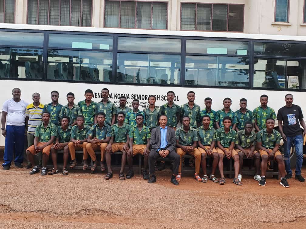 OfficialTKSRC's tweet photo. 🚀Our Milo game campaign for this year begins today as we lock horns with Collins SHS AGOGO , Bekwai SDA Senior High School - SDASS and @KrofaSHS in the group stage qualifiers at Kumasi Anglican Secondary School.

All the best to our team.

AKYEREMA 💚💥

#TKSRC'23 https://t.co/LZDjEK4ubj