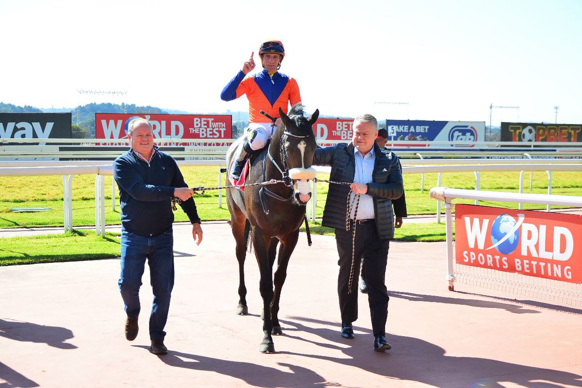 RacingTodayTV's tweet photo. #TURFFONTEINRACECOURSE RACE 2 π
Winner: Red Bomber (Lancaster Bomber - Red Flame)
Owners: Messrs R M Sewgoolam, J F & L M F Wernars, Mr L W & Mrs N J Evered-Hall
Breeder: Lammerskraal Stud
Trainer: J A Janse van Vuuren
Jockey: Gavin Lerena
#TAB4racing #Horseracing #TAB #4racing https://t.co/KHN37UVnWZ
