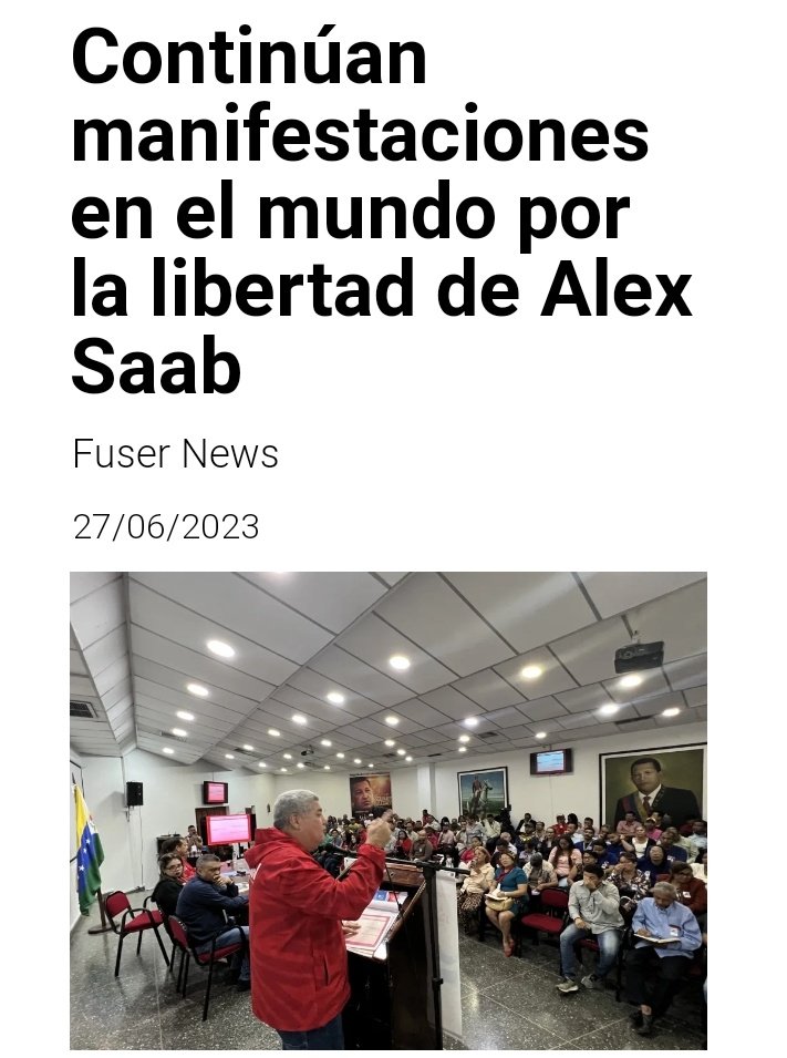 #29Junio |• El mundo repudia el secuestro del DIPLOMÁTICO venezolano por parte de los EEUU. 

🔴 Continúan manifestaciones en el mundo por la libertad de Alex Saab 
@JoeBiden
@SecBlinken 
@volker_turk
🆓 #FreeAlexSaab
🇻🇪 #BastaDeCinismoYankee
#oriele 
fusernews.com/continuan-mani…