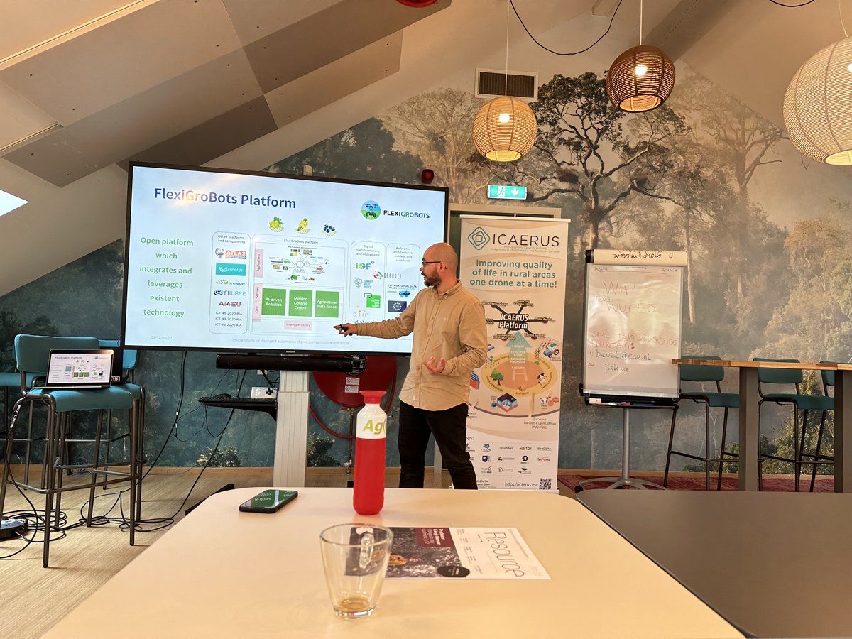 Fruitful workshop on Drones - EU Projects Synergies 🇪🇺🤝 organised at <a href="/WUR/">Wageningen U&R</a> with the participation of <a href="/icaeruseu/">ICAERUS</a> <a href="/WildDrone_EU/">WildDrone</a> <a href="/iSeed_project/">I-Seed_project</a> <a href="/FlexiGroBots/">FlexiGroBots</a> Many thanks to all participants!  #Synergies #HorizonEU #Drones #innovation #Research