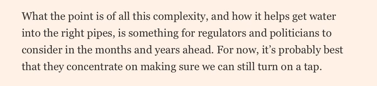 Excellent question by FT Alphaville. This is also a question for USS (one of the main shareholders of Thames Water) and, of course, its members…