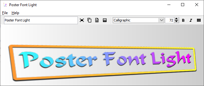 Japplis's tweet image. 🆕I've just released a new software: Poster Font Light 1.0ß.
Poster Font Light allows you to easily create beautiful titles for your presentations or video thumbnails for example.
⬇Windows or Mac: japplis.com/poster-font/li…
#java #java2d #poster #title #presentation #font #text