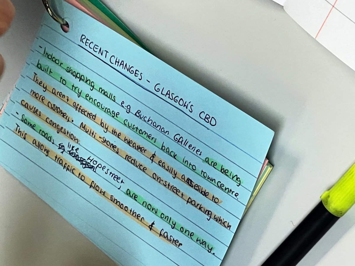 MrSimpsonGeo's tweet photo. Fantastic #revision of our #Urban topic being undertaken by #N5Geographers this morning - it may be coming up to the end of term but we are still driven by our values of #Ambition #Growth & #Success to be the best we can be! #retrievalpractice #geographyteacher https://t.co/Byko0S05Tz