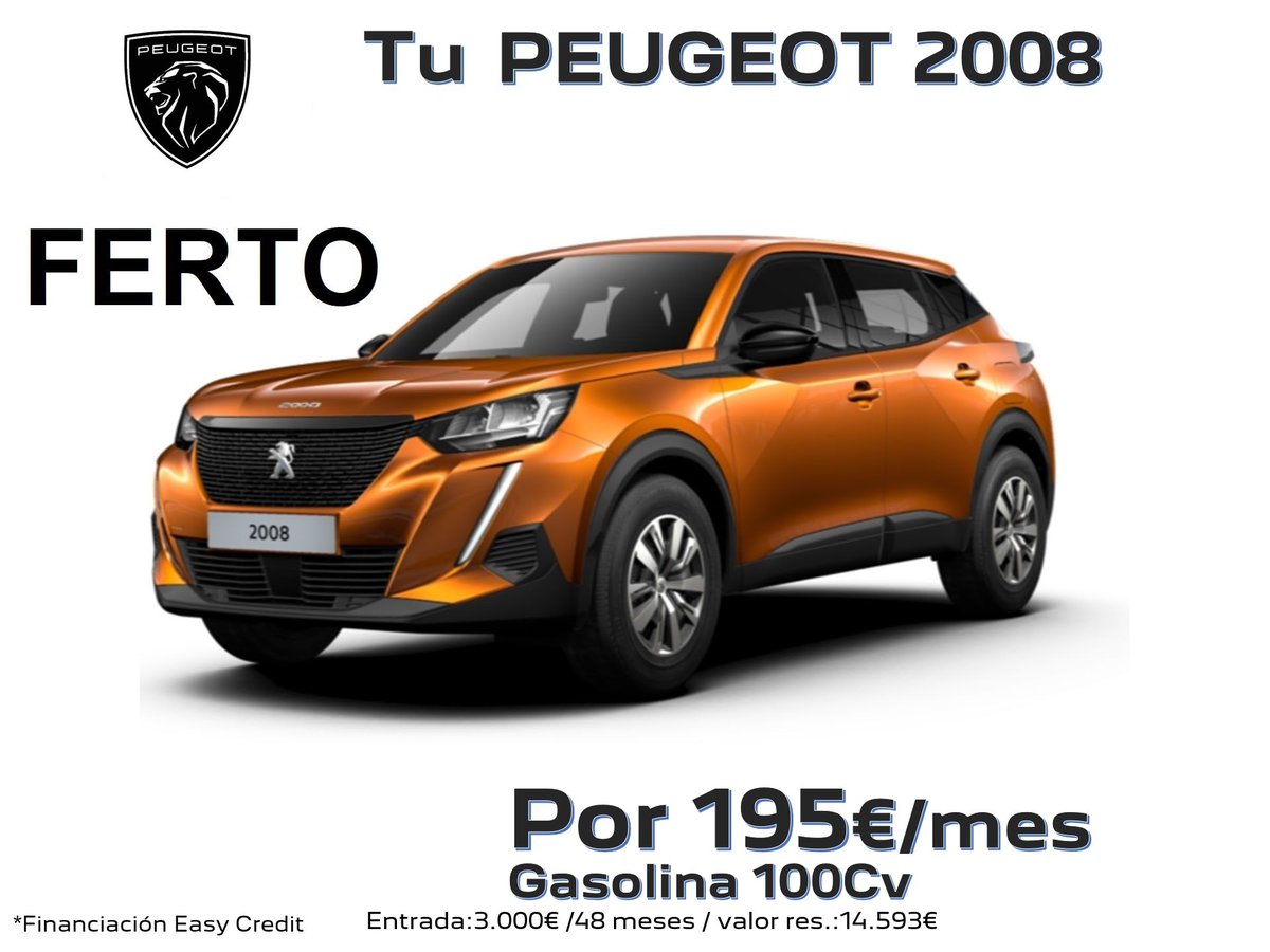 FERTOPEUGEOT's tweet photo. Hazte con un Peugeot 2008 en Ferto 🚗📷 📷

https://t.co/708X0hq2ZL… 

*Consulta condiciones https://t.co/IwxXtk95Xz
