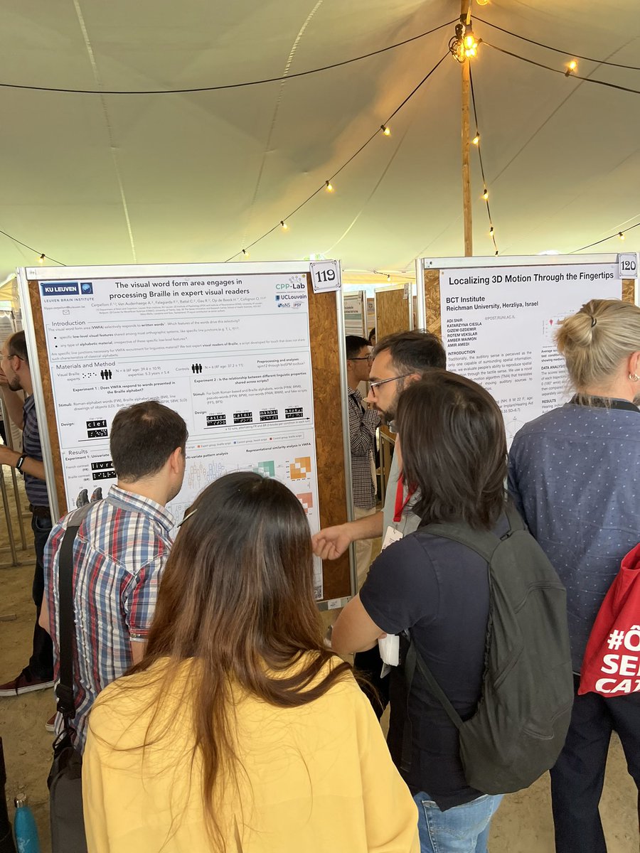 astrid_zeman's tweet photo. @FCerpelloni is too popular… can’t even get a photo in! #imrf2023 @IMRF23 

The visual word form area engages in processing Braille in expert visual readers
@CollignonOlivi1 @hans_opdebeeck https://t.co/Xx0Gso1pES