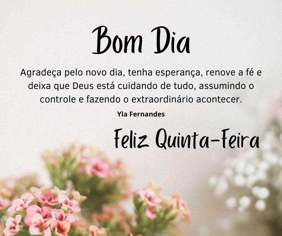 #QuintaFeira #pensamentopositivo #Fé