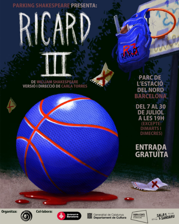 🎭Parking Shakespeare torna com cada juliol al Parc de l'Estació del Nord de Barcelona 

Enguany presenten una nova versió de RICARD III de W. Shakespeare dirigida per Carla Torres.