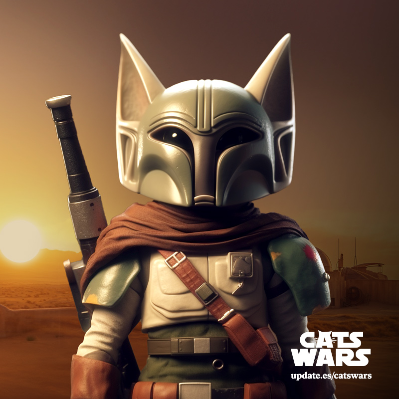KikeUpdate's tweet image. La guerra de los gatos creada con #midjourney aquí la serie  1/(de no se cuantas :)  de  #catswars fue muy divertida crearla, próximanete nuevas entregas

 #StarWars  #adobebeta #photoshop