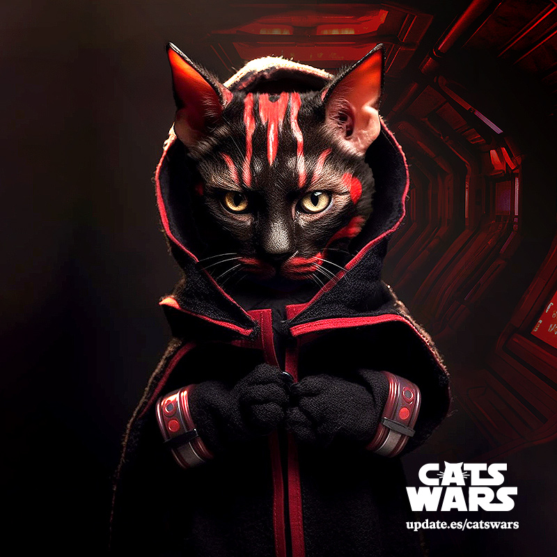 KikeUpdate's tweet image. La guerra de los gatos creada con #midjourney aquí la serie  1/(de no se cuantas :)  de  #catswars fue muy divertida crearla, próximanete nuevas entregas

 #StarWars  #adobebeta #photoshop