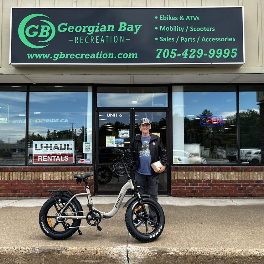Rod chose a great model, one that is perfect for his camp up north. Thanks Rod! #ebike #foldingebike #fattire