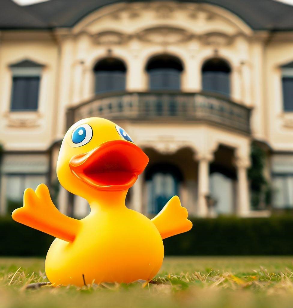NFTCallector's tweet photo. @Forbes One day there will be a rubber duck mansion! #QuackifyDonations https://t.co/M9LLMPfBMP