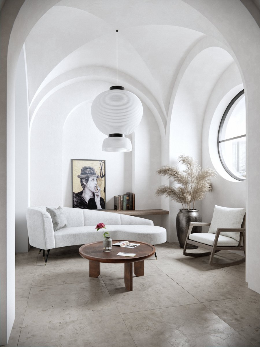 draviastudio's tweet photo. Artist Sarmath recreation of a Boho minimalist style room with #Luxcorerender https://t.co/MW8AoSR6v9