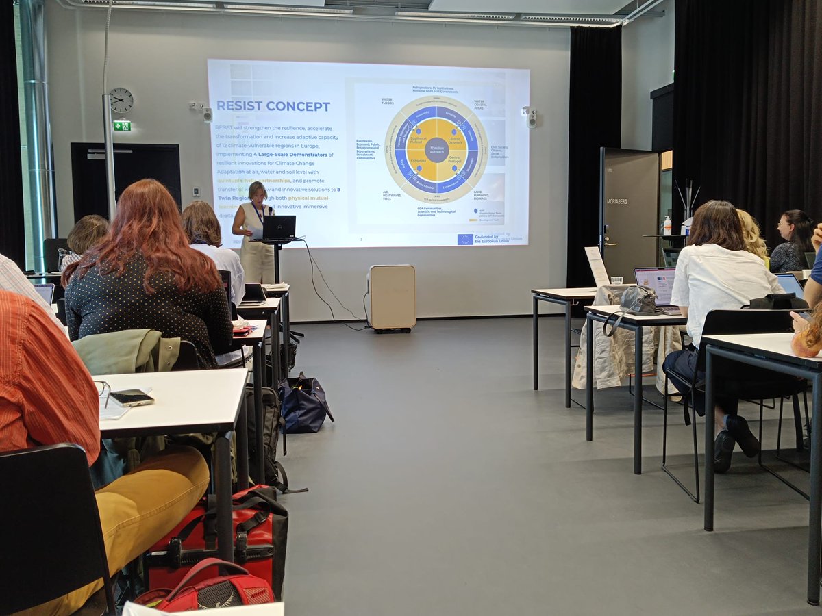 CCDRCentro's tweet photo. Está a decorrer em Turku, na Finlândia, a 2ª reunião do consórcio internacional do @RESISTProject aprovado no âmbito da missão de adaptação às alterações climáticas do programa Horizonte Europa da Comissão Europeia.
#CCDRC #ResistanceUnited #alteraçoesclimaticas https://t.co/FpXYh8DUUs