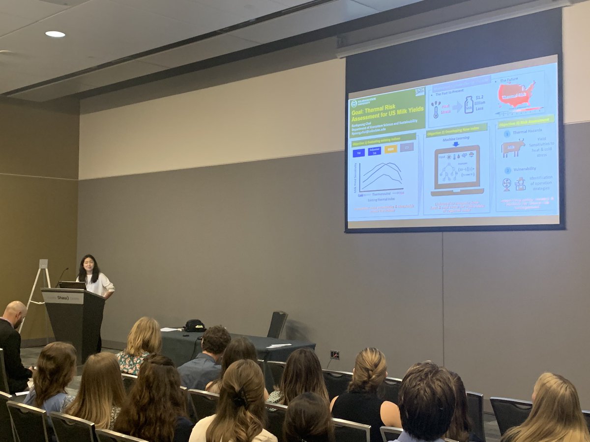 My first time attending #ADSA2023! It was very nice to learn about different dairy research and to meet people. Exicited to share about my research too 🐮