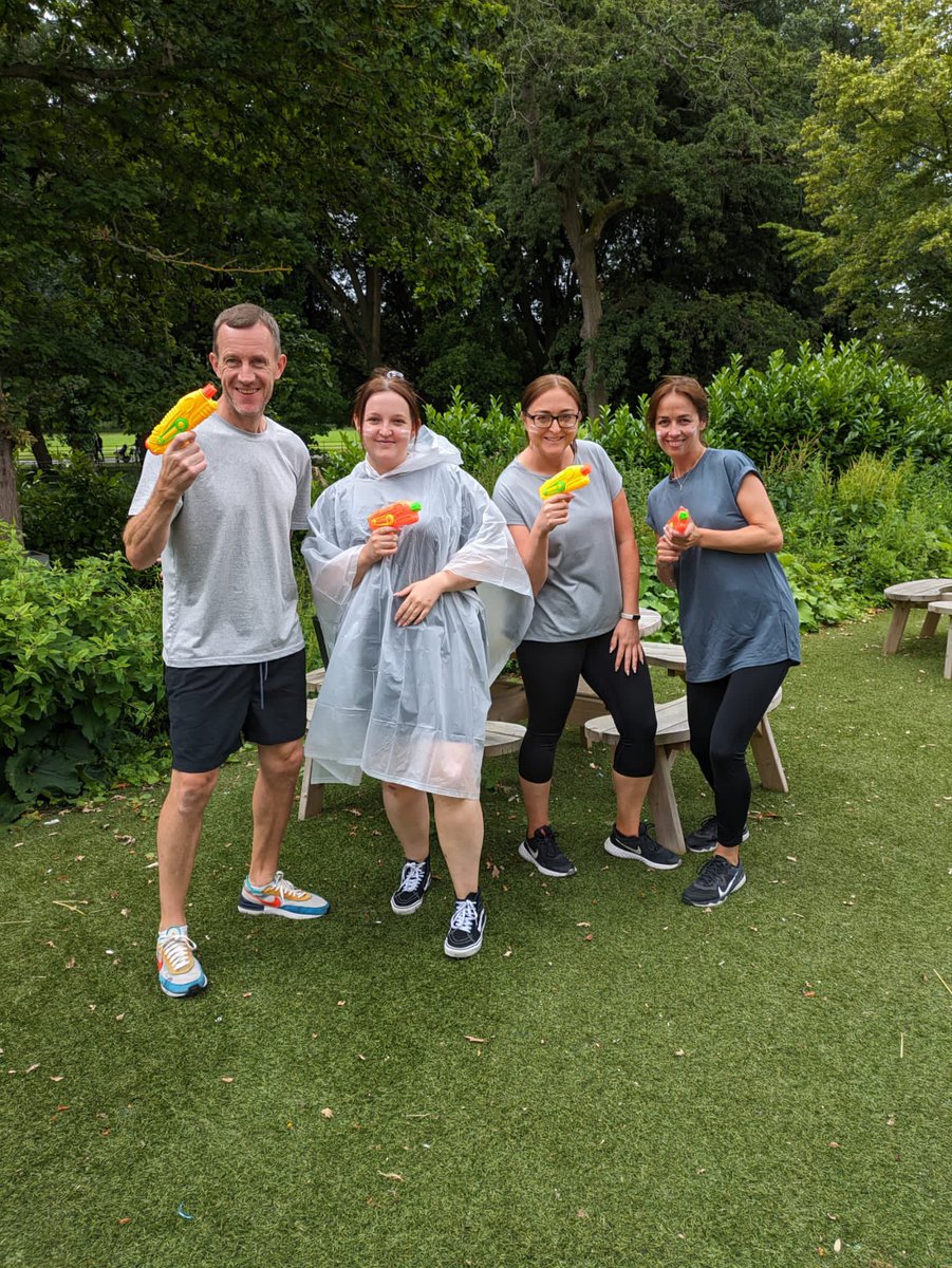 PhoenixNurture's tweet photo. It’s that time of year again. Staff V Children. Water fight 2023! 💦 https://t.co/cUXYfIvinb