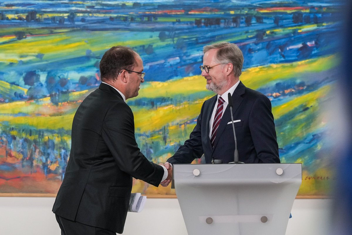 Petr Fiala tweet media