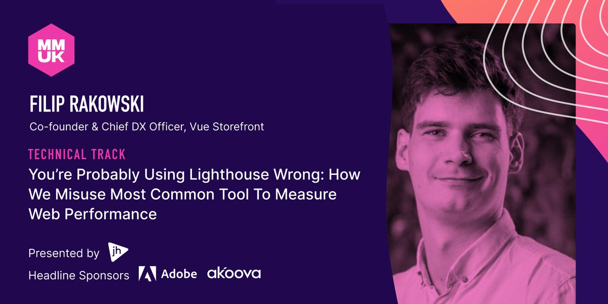 Meet Magento UK (@meetmagentouk) on Twitter photo 'You're probaby using Lighthouse wrong...'
Hear from Filip Rakowski from <a href="/VueStorefront/">Vue Storefront</a> on how we can often misuse the most common tool to measure web performance on the Technical Track at #MM23UK
Looking forward to it, Filip. 'You're probaby using Lighthouse wrong...'
Hear from Filip Rakowski from <a href="/VueStorefront/">Vue Storefront</a> on how we can often misuse the most common tool to measure web performance on the Technical Track at #MM23UK
Looking forward to it, Filip.