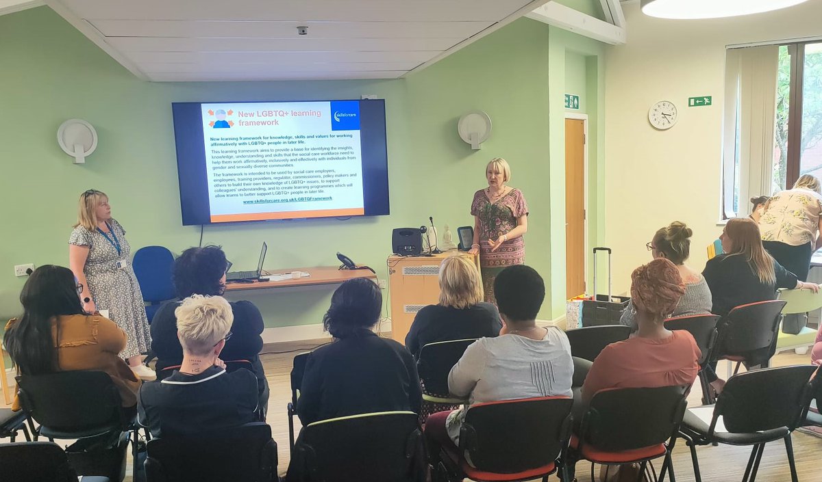 🌈💅 Staffordshire Adult Social Care Registered Managers Network celebrated #WorldWellbeingWeek yesterday with an Anxiety & Self Care Workshop from our very own Amanda Boyd. We also consulted on the LGBTQ+ Wellbeing Toolkit & new @skillsforcare Learning LGBTQ+ Learning Framework.