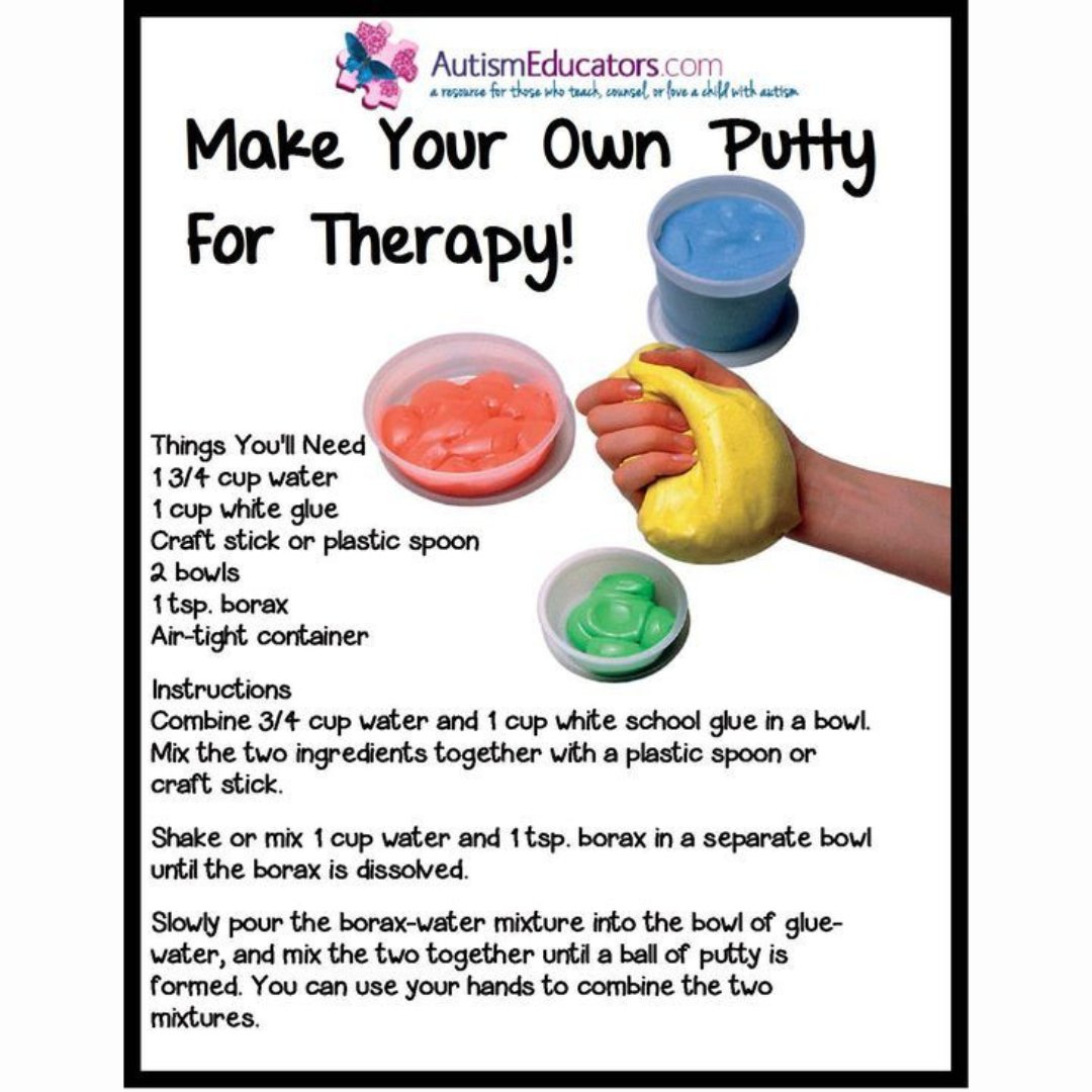 Check out this DIY to make putty for therapy! 

#SportsPT #ChoosePT #therapyputty #DIY #health #handhealth #wristhealth #recovery