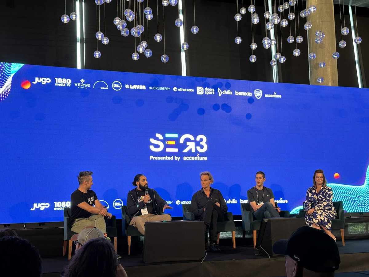 The road to an interoperable Metaverse with <a href="/Mo_Ezz14/">Mo Ezeldin ⦿⦿⦿</a> <a href="/andymiah/">Prof Andy Miah | he/him ❤️</a> <a href="/DirkLueth/">Dirk Lueth | Upland.me</a> Alex Amsel and Kelly Anne Perera at <a href="/_SEG3_/">SEG3</a>  #web3