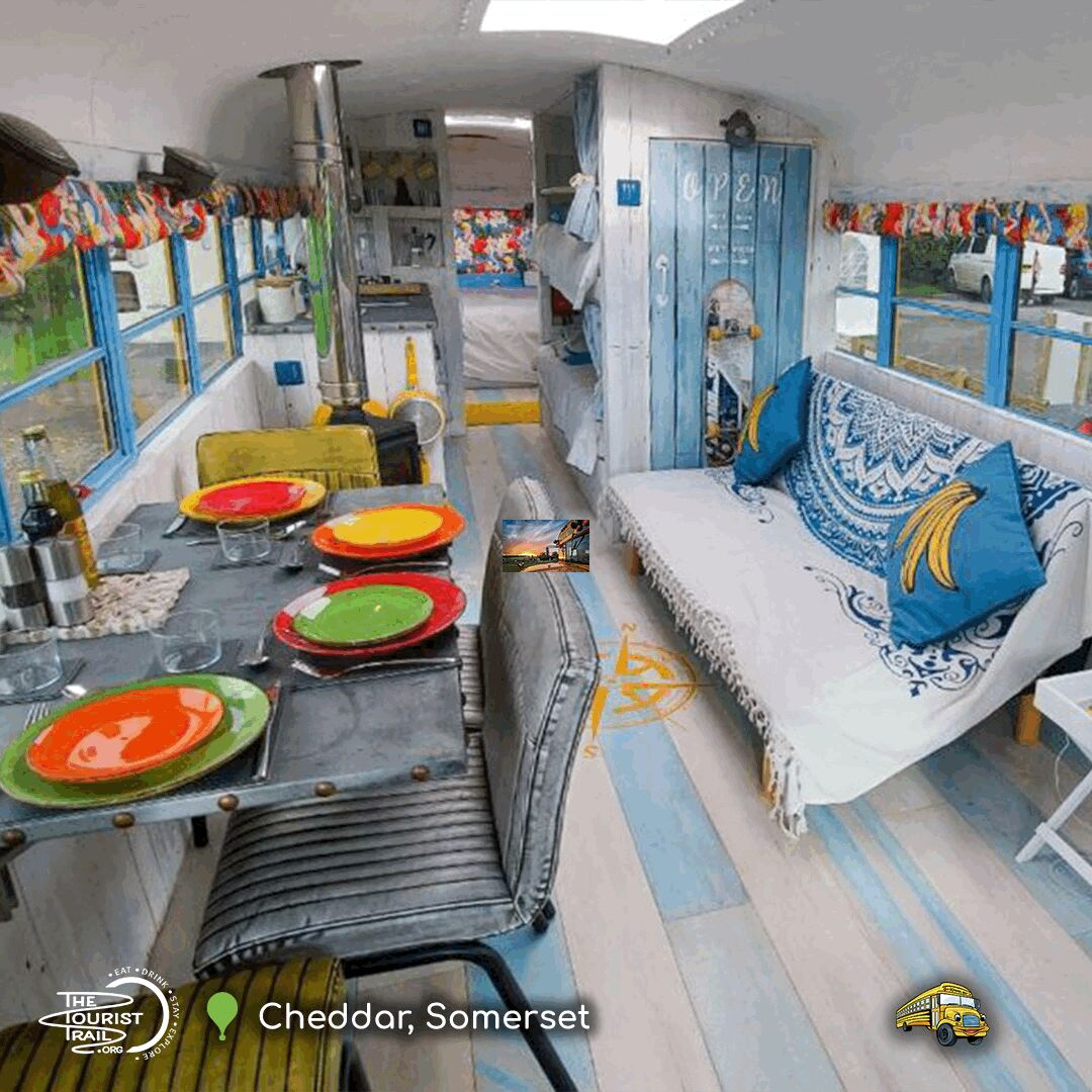 TheTouristTrail's tweet image. Enjoy a wonderful glamping holiday in a genuine 𝗔𝗺𝗲𝗿𝗶𝗰𝗮𝗻 𝗦𝗰𝗵𝗼𝗼𝗹 𝗕𝘂𝘀 in Somerset with the perfect mix of comfort and iconic style.

𝗠𝗼𝗿𝗲 𝗗𝗲𝘁𝗮𝗶𝗹𝘀
thetouristtrail.org/business/somer… 

#glamping #convertedschoolbus #holiday #Somerset @schoolbusstays