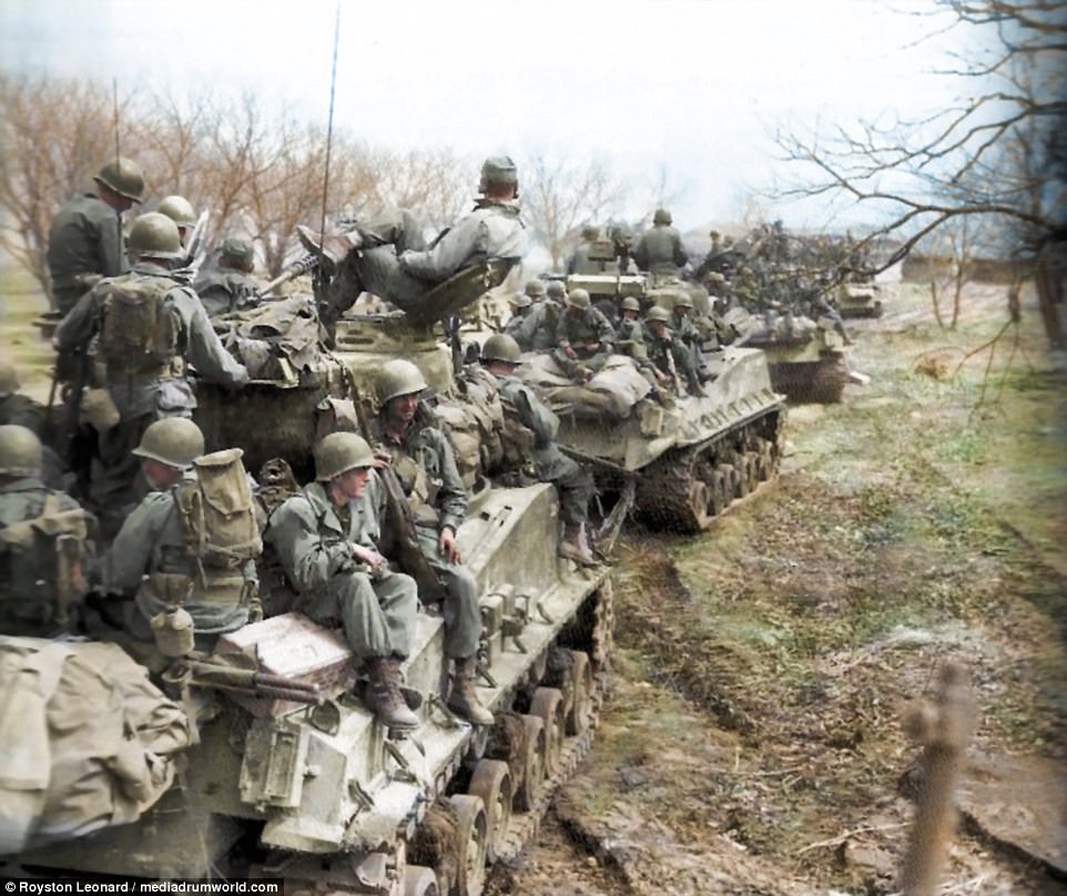 Thunderous Tank Thursday - M4 Sherman taxis hauling crunchies, I mean Infantry during the Korean War (50 to 53)!  #thunderoustankthursday #tanks #armor #Ilovetanks #tanklover #m4sherman #1950s #koreanwar #sherman