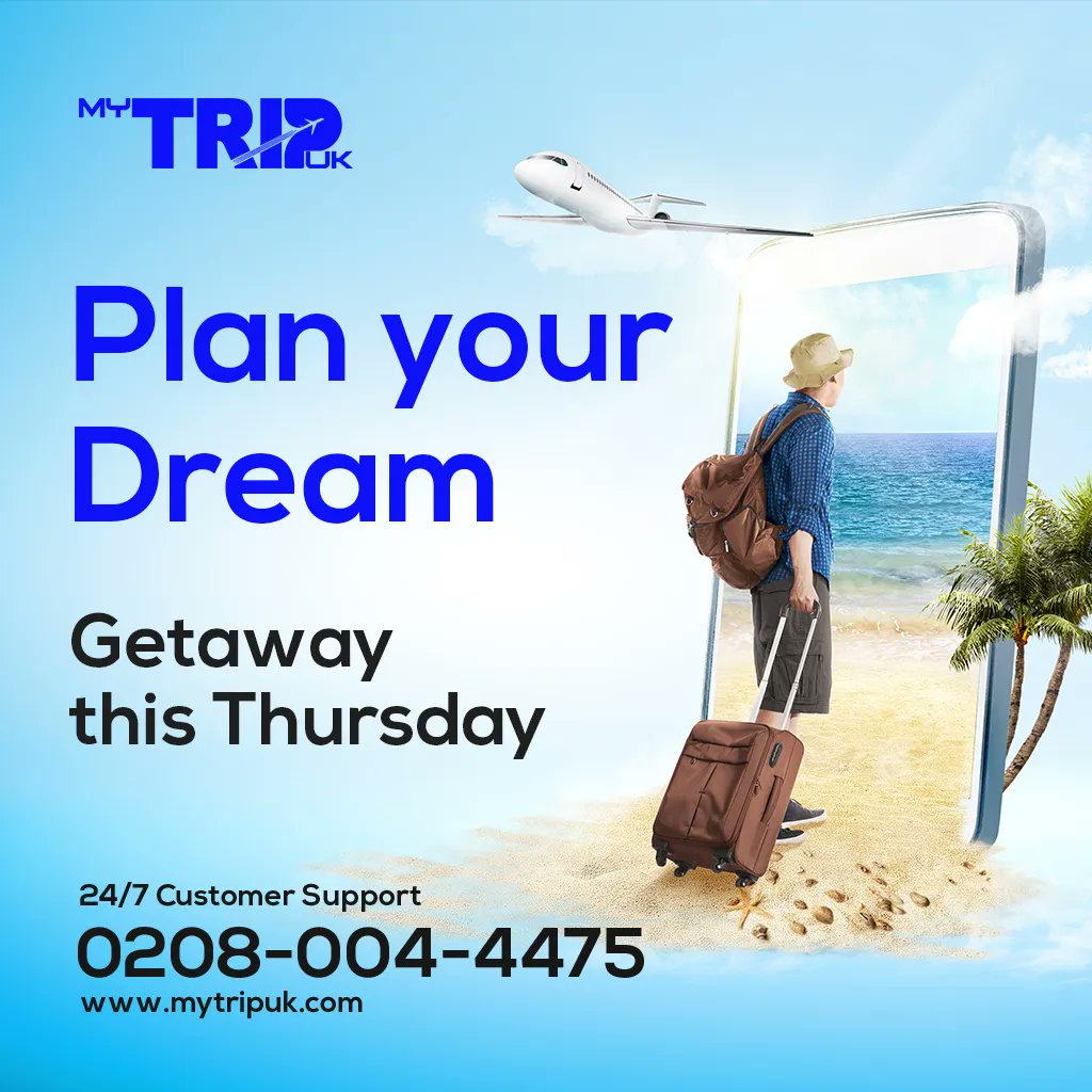 Get inspired, research destinations, and make your travel dreams a reality. The world is waiting for you! ✈️🌍🗺️🌟🌴 #MyTripUK #ThursdayTravel #DreamGetaway #Wanderlust #TravelInspiration