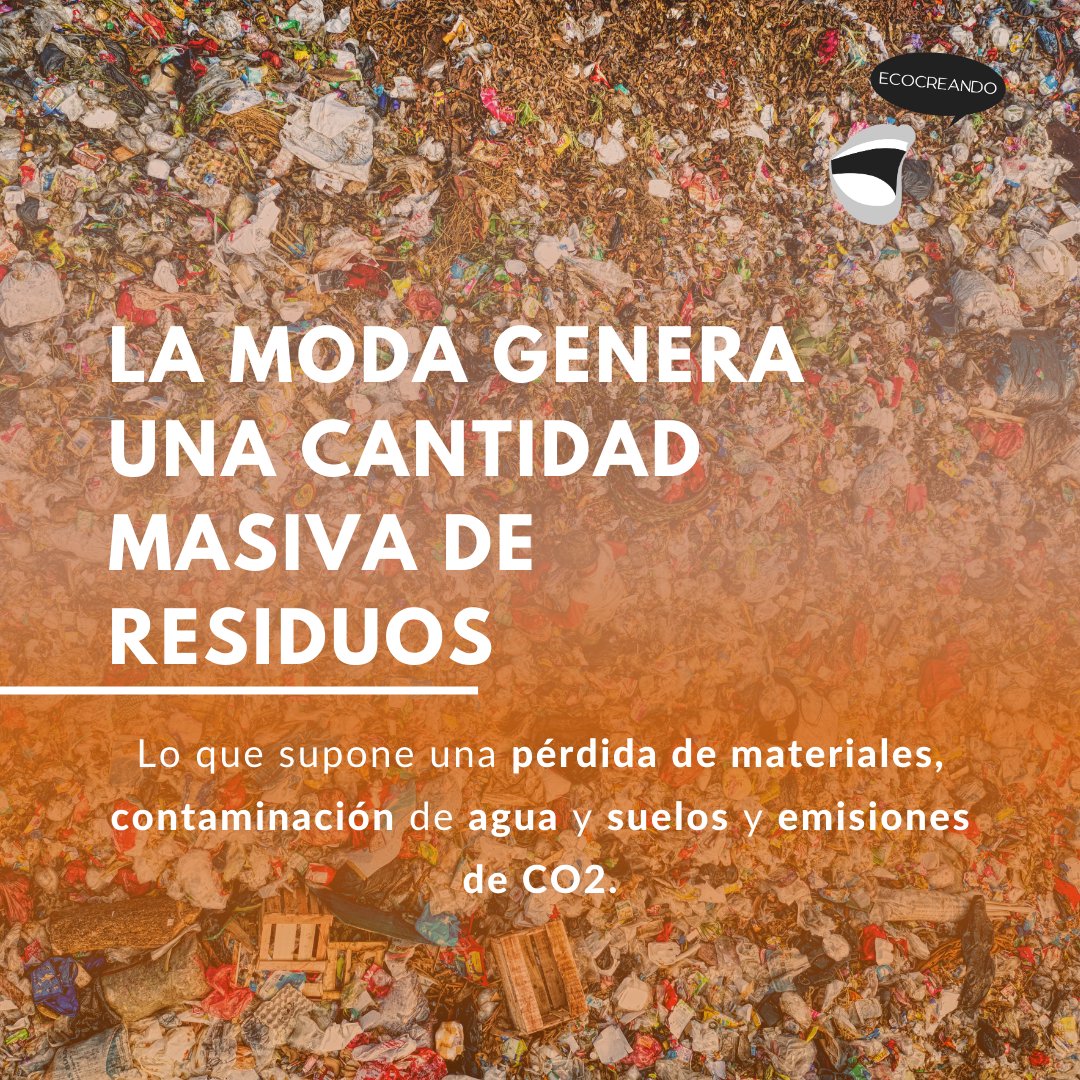 EcocreandoP's tweet photo. ⚠️Uno de los mayores problemas (y retos) del sector textil es la ingente cantidad de residuos que se generan⚠️
🎧https://t.co/NJyxOOXzb7
#pequeñosgestosgrandescambios #fastfashion #usarytirar #ciclodevida #modasostenible #impactoambiental #impactosocial #residuos #reciclajetextil https://t.co/qchPUAWaHz