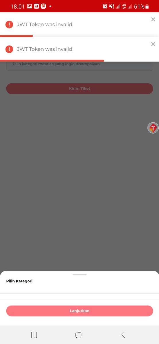 Marjinaled's tweet photo. @Telkomsel Gak bisa komplen via aplikasi min error aplikasinya, padahal aplikasi versi terbaru https://t.co/Hjb201lIY5