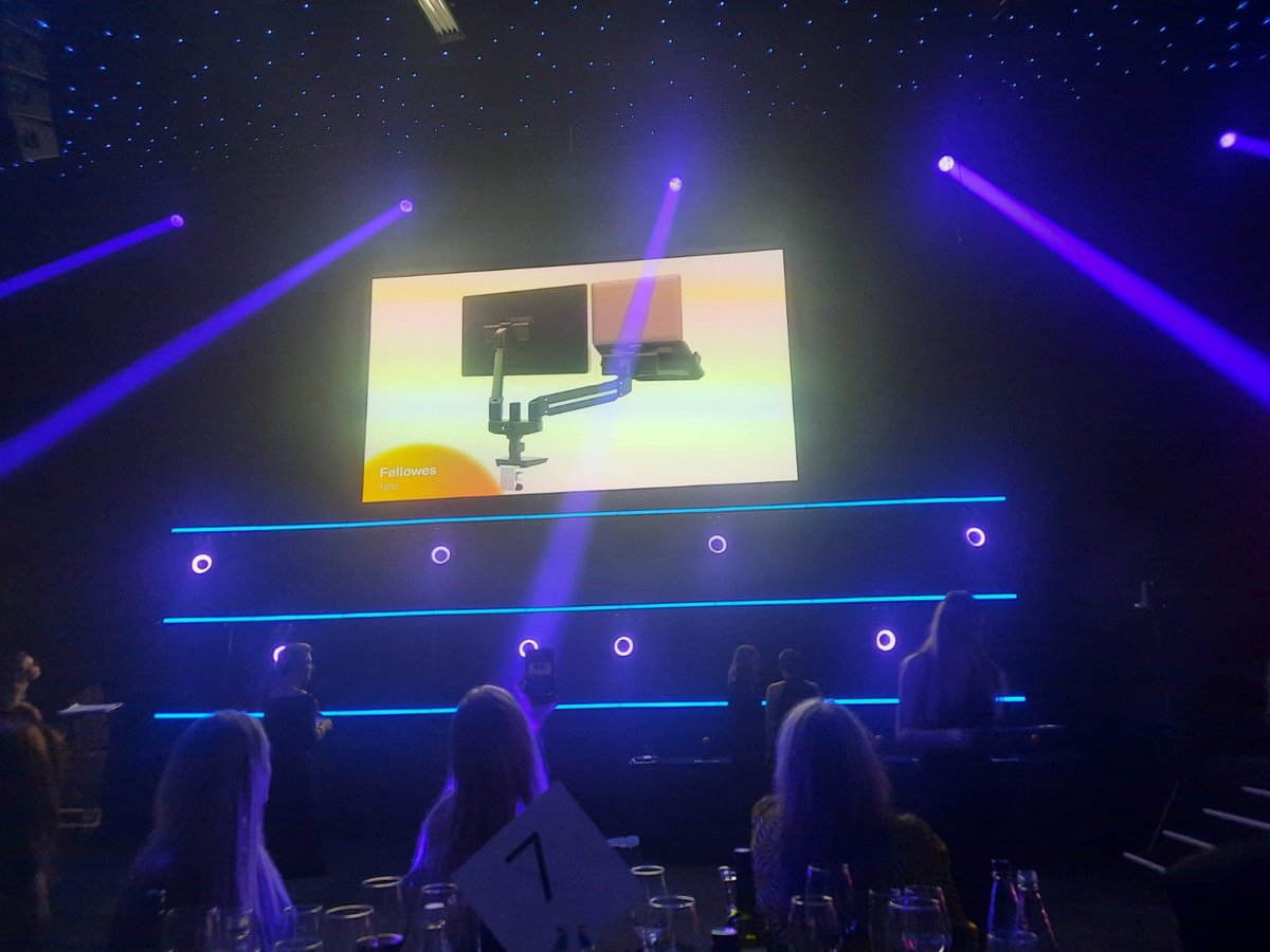 Our UK Sales &amp; Marketing and European Workplace Health team had a fantastic evening at the <a href="/MixInteriors/">Mix Interiors</a> Mix South Awards this time last week.

It was a pleasure to have showcased our Tallo™ Monitor Arms.

Congratulations to all the winners!

#Mixology23 #design #monitorarms