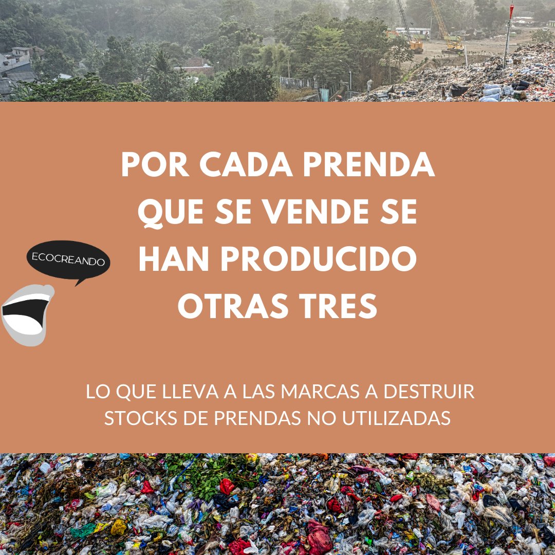 EcocreandoP's tweet photo. ⚠️Uno de los mayores problemas (y retos) del sector textil es la ingente cantidad de residuos que se generan⚠️
🎧https://t.co/NJyxOOXzb7
#pequeñosgestosgrandescambios #fastfashion #usarytirar #ciclodevida #modasostenible #impactoambiental #impactosocial #residuos #reciclajetextil https://t.co/qchPUAWaHz