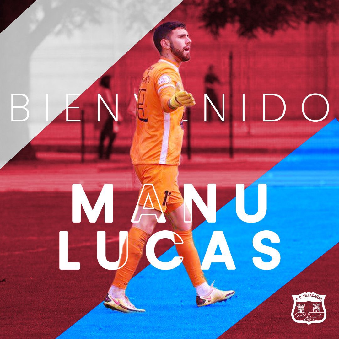 🚨𝙊𝙁𝙄𝘾𝙄𝘼𝙇 |  𝙏𝙀𝙍𝘾𝙀𝙍𝘼 𝙍𝙁𝙀𝙁🚨

🄵🄸🄲🄷🄰🄹🄴🅂 • 2023/24 

🆕 Manu Lucas 🧤 

👤 <a href="/manulucas_98/">Manu Lucas</a> ✍️ <a href="/cd_villacanas/">CD FIBRITEL VILLACAÑAS</a> 

ℹ️ Portero - 24 años 

🛡️ Procedente del <a href="/CD_Marchamalo/">CD Marchamalo</a> 

#Fichajes #TerceraRFEF #TerceraCLM