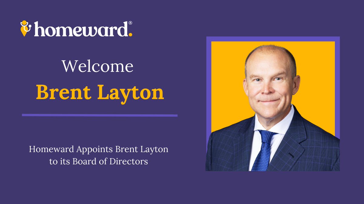 homeward_health's tweet image. We are pleased to announce the appointment of longtime @Centene executive Brent Layton to Homeward’s Board of Directors to further support our mission and commitment to delivering the best possible care experience to people living in rural communities: bit.ly/3CYqlY1